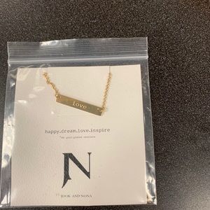 Jook and Nona “Love” Necklace